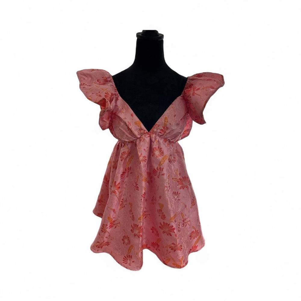 Buddy Love Pink Floral Mini Dress